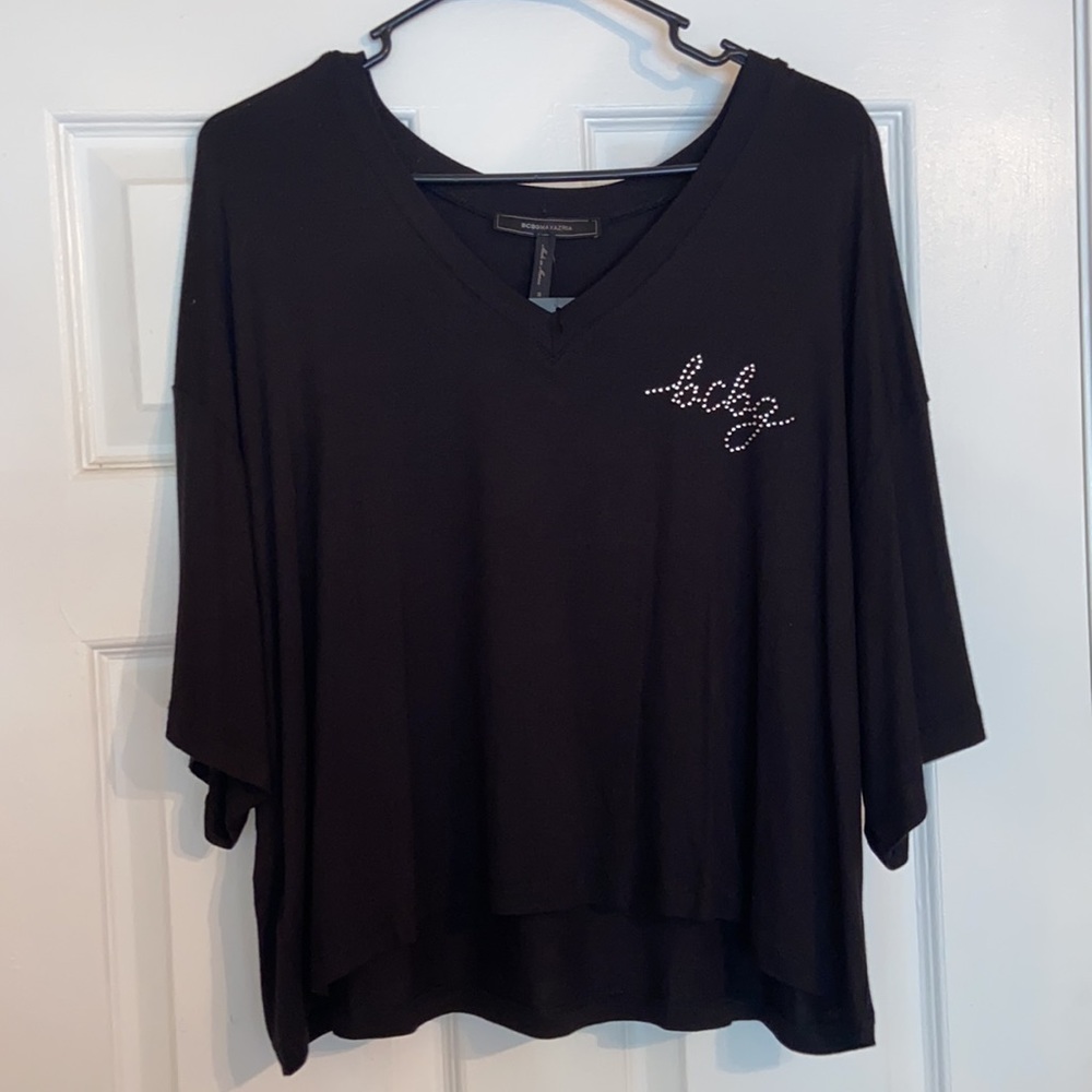 BCBG top never worn black